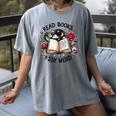 Read Books Be Kind Stay Weird Dragon Book Lover Women's Comfort Colors T-Shirt Gray Read Books Be Kind Stay Weird Dragon Book Lover Women's Comfort Colors T-Shirt Gray
