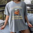 I Read Books And I Know Things l Book Reading Women's Comfort Colors T-Shirt Gray