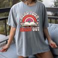 Read Your Heart Out Book Lovers Emotional Fall Vibes Women's Comfort Colors T-Shirt Gray