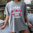 Read Your Heart Out Cute Teacher Women Book Lovers Women's Comfort Colors T-Shirt Gray Read Your Heart Out Cute Teacher Women Book Lovers Women's Comfort Colors T-Shirt Gray