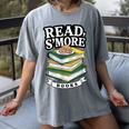 Read S'More Books Marshmallow Reading Smores Women's Comfort Colors T-Shirt Gray Read S'More Books Marshmallow Reading Smores Women's Comfort Colors T-Shirt Gray