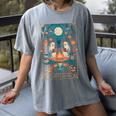 The Reader Bookish Cute Spooky Ghost Reading Book Tarot Card Women's Comfort Colors T-Shirt Gray The Reader Bookish Cute Spooky Ghost Reading Book Tarot Card Women's Comfort Colors T-Shirt Gray