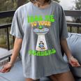 Take Me To Your Readers Alien Book Reading Bookaholic Women's Comfort Colors T-Shirt Gray Take Me To Your Readers Alien Book Reading Bookaholic Women's Comfort Colors T-Shirt Gray