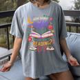 Reading 6 7 Meme Six Seven Cozy Book Lover Teacher Women's Comfort Colors T-Shirt Gray Reading 6 7 Meme Six Seven Cozy Book Lover Teacher Women's Comfort Colors T-Shirt Gray