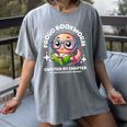 Reading Book Lovers Glasses Cartoon Worm Books Cute Bookworm Women's Comfort Colors T-Shirt Gray
