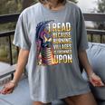 Reading Bookish Dragon Fantasy Women's Comfort Colors T-Shirt Gray