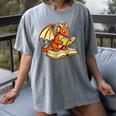 Reading Dragon Book Lover Bookworm Reader Women's Comfort Colors T-Shirt Gray