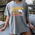 Reading Is My Favorite Sport Book Lovers Women's Comfort Colors T-Shirt Gray
