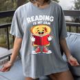 Reading Is My Jam I Love To Read Books Women's Comfort Colors T-Shirt Gray