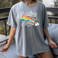 Reading Is The Key To Smart Book Lover Bookworm Reader Women's Comfort Colors T-Shirt Gray
