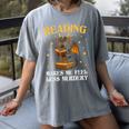 Reading Makes Me Feel Less Murdery Book Dragon Women's Comfort Colors T-Shirt Gray Reading Makes Me Feel Less Murdery Book Dragon Women's Comfort Colors T-Shirt Gray