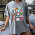Reading Is Self-Care Book Lover Teacher Student Men Women Women's Comfort Colors T-Shirt Gray