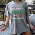 Reading Is Snow Much Fun Winter Bookworm Reading Book Lovers Women's Comfort Colors T-Shirt Gray