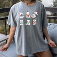 Reading Snowman Christmas Book Lovers Bookworm Librarian Women's Comfort Colors T-Shirt Gray Reading Snowman Christmas Book Lovers Bookworm Librarian Women's Comfort Colors T-Shirt Gray