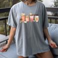 Reading Tea Coffee And Books Women's Comfort Colors T-Shirt Gray Reading Tea Coffee And Books Women's Comfort Colors T-Shirt Gray
