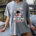 Reading Is Out Of This World Space Book Lover Women's Comfort Colors T-Shirt Gray