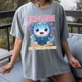 Readsolotl Kawaii Axolotl Book Lover Reading Women's Comfort Colors T-Shirt Gray Readsolotl Kawaii Axolotl Book Lover Reading Women's Comfort Colors T-Shirt Gray