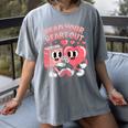 Retro Read Your Heart Out Valentine's Day Teacher Book Lover Women's Comfort Colors T-Shirt Gray Retro Read Your Heart Out Valentine's Day Teacher Book Lover Women's Comfort Colors T-Shirt Gray