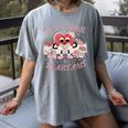 Retro Read Your Heart Out Valentine’s Day Teacher Book Lover Women's Comfort Colors T-Shirt Gray