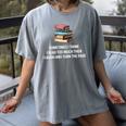Retro Sometimes I Think I Read Too Much For Book Lover Women's Comfort Colors T-Shirt Gray