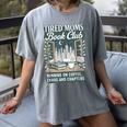 Retro Tired Moms Book Club Bookish Booktrovert Mother's Day Women's Comfort Colors T-Shirt Gray Retro Tired Moms Book Club Bookish Booktrovert Mother's Day Women's Comfort Colors T-Shirt Gray