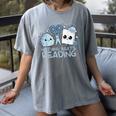 Rock Paper Scissors Nothing Beats Reading Book Lover Women's Comfort Colors T-Shirt Gray