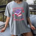 Romantasy Book Club Novel Reading Club Bibliophiles Fiction Women's Comfort Colors T-Shirt Gray Romantasy Book Club Novel Reading Club Bibliophiles Fiction Women's Comfort Colors T-Shirt Gray