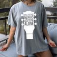 Sarcastic Jokes Genius Songwriters Are Introvert Guitarist Women's Comfort Colors T-Shirt Gray Sarcastic Jokes Genius Songwriters Are Introvert Guitarist Women's Comfort Colors T-Shirt Gray