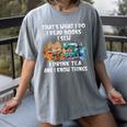 Sewing Reading Books Drinking Tea Sew Sewist Women's Comfort Colors T-Shirt Gray Sewing Reading Books Drinking Tea Sew Sewist Women's Comfort Colors T-Shirt Gray