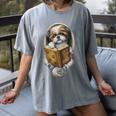 Shih Tzu Book How To Train Your Human Funny Dog Motif Women's Comfort Colors T-Shirt Gray Shih Tzu Book How To Train Your Human Funny Dog Motif Women's Comfort Colors T-Shirt Gray
