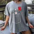 Skeleton Books Read Book Reading Librarian Across America Women's Comfort Colors T-Shirt Gray Skeleton Books Read Book Reading Librarian Across America Women's Comfort Colors T-Shirt Gray