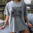 Sleepy Hollow Dead And Breakfast Please Book Ahead Women's Comfort Colors T-Shirt Gray