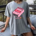 Slow Burn Book Club Women's Comfort Colors T-Shirt Gray Slow Burn Book Club Women's Comfort Colors T-Shirt Gray