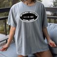 Smithsonian Institution Library 1944 Book Stamp Women's Comfort Colors T-Shirt Gray