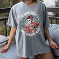 Smut Book Reader Romance Novel Somebody's Smut Reading Wife Women's Comfort Colors T-Shirt Gray