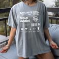 Smutty Book Addict Romance Book Lover Smut Addict Ingredient Women's Comfort Colors T-Shirt Gray