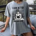 Smutty Spicy Book Smut Reader I Look Better Bent Over A Book Women's Comfort Colors T-Shirt Gray