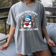 Snow Many Books Snow Little Time Snowman Reading Book Women's Comfort Colors T-Shirt Gray Snow Many Books Snow Little Time Snowman Reading Book Women's Comfort Colors T-Shirt Gray
