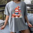 Snowman Reading Books Lovers Christmas Librarian Bookworm Women's Comfort Colors T-Shirt Gray Snowman Reading Books Lovers Christmas Librarian Bookworm Women's Comfort Colors T-Shirt Gray