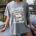 Somewhere Between a Book And a Nap – Cozy Reading Women's Comfort Colors T-Shirt Gray Somewhere Between a Book And a Nap – Cozy Reading Women's Comfort Colors T-Shirt Gray