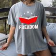 I Survived Reading Banned Books And All I Got Was Smarter Women's Comfort Colors T-Shirt Gray