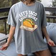 Taco Books Mexican Reading Teacher Book Lovers Bookish Women's Comfort Colors T-Shirt Gray Taco Books Mexican Reading Teacher Book Lovers Bookish Women's Comfort Colors T-Shirt Gray