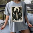 Tarot Cards Guide Book Esoteric Mysticism Clothing Tarot Card Justice Women's Comfort Colors T-Shirt Gray Tarot Cards Guide Book Esoteric Mysticism Clothing Tarot Card Justice Women's Comfort Colors T-Shirt Gray