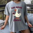 Teacher Silly Goose Reading Book Teaching Tiny Human Tamer Women's Comfort Colors T-Shirt Gray Teacher Silly Goose Reading Book Teaching Tiny Human Tamer Women's Comfort Colors T-Shirt Gray
