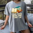 Like Thick Books Cant Lie Happiness Reading Positive Women's Comfort Colors T-Shirt Gray