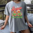 Tis The Season Book Reading Gingerbread Teacher Librarian Women's Comfort Colors T-Shirt Gray Tis The Season Book Reading Gingerbread Teacher Librarian Women's Comfort Colors T-Shirt Gray