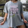 Tomorrow Is Fresh Anne Of Green Gables Book Quote Shirt Premium Tri-Blend Women's Comfort Colors T-Shirt Gray Tomorrow Is Fresh Anne Of Green Gables Book Quote Shirt Premium Tri-Blend Women's Comfort Colors T-Shirt Gray