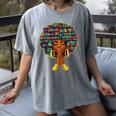 History Month Afro Women Book Lover Librarian Teacher Women's Comfort Colors T-Shirt Gray History Month Afro Women Book Lover Librarian Teacher Women's Comfort Colors T-Shirt Gray