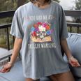 You Had Me At Trigger Warning Smut Books Dark Romance Skull Women's Comfort Colors T-Shirt Gray You Had Me At Trigger Warning Smut Books Dark Romance Skull Women's Comfort Colors T-Shirt Gray