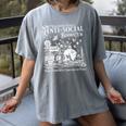 Unapologetically Anti Social Book Club Introvert Reader Women's Comfort Colors T-Shirt Gray